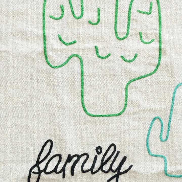 Family Spirit Cotton Rug - Cactus | Green- Product image n°2