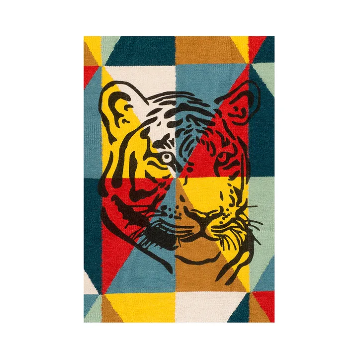 Tapis Circus en laine - Tigre- Image produit n°2