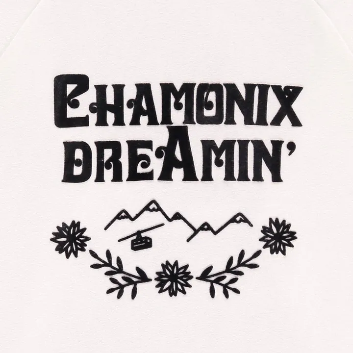 T-shirt Chamonix Dreamin' | Ecru- Image produit n°2