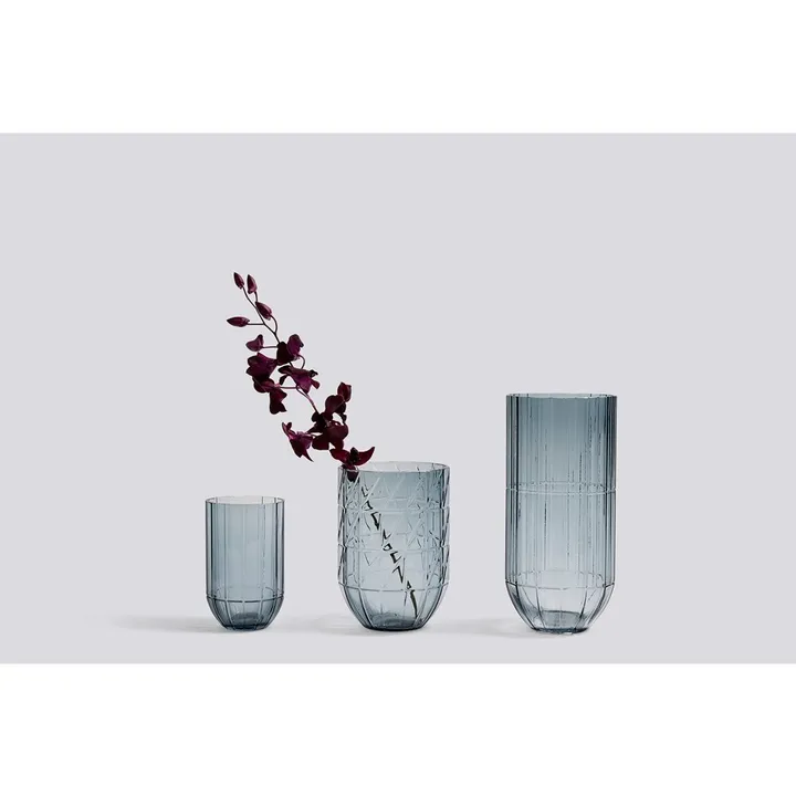 Vaso in vetro Colour, Scholten & Baijings - H 15 cm | Blu- Immagine del prodotto n°2