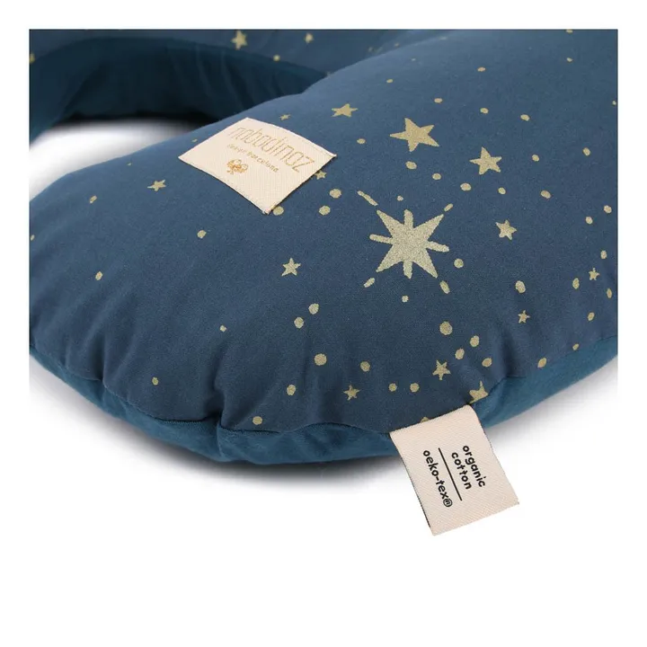 Cuscino per allattamento Sunrise Stella in cotone organico | Blu notte- Immagine del prodotto n°1