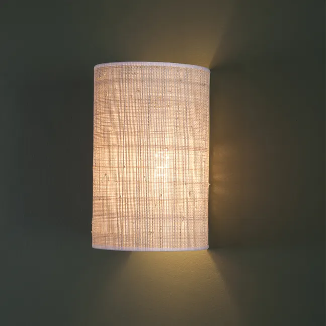Lampada da parete Sperone in rabban | Bianco