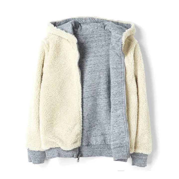 Sweatshirt mit zweiseitige Kapuze Hooper  | Grau- Produktbild Nr. 5