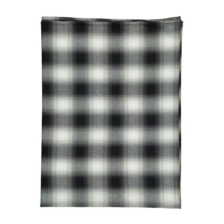 North Checked Scarf | Black- Product image n°0