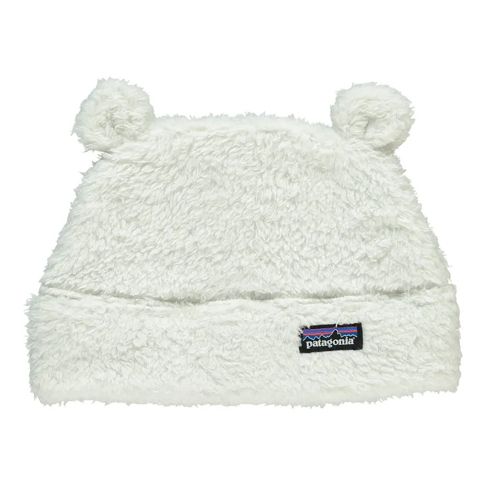 Patagonia White Faux Fur Ear Hat
