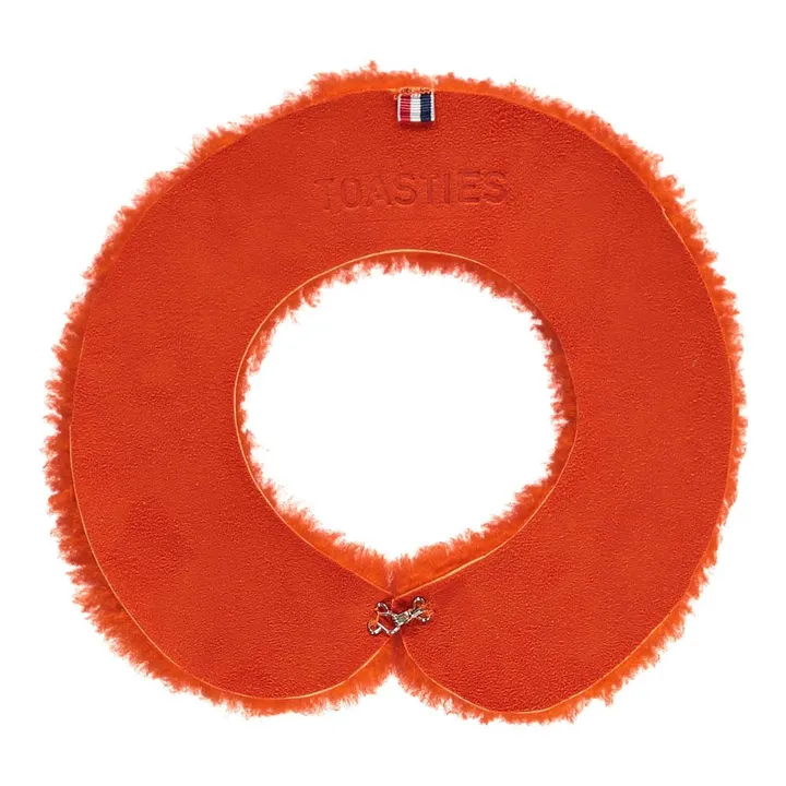 Cuello Claudine Piel de Lana Merinos | Naranja- Imagen del producto n°1