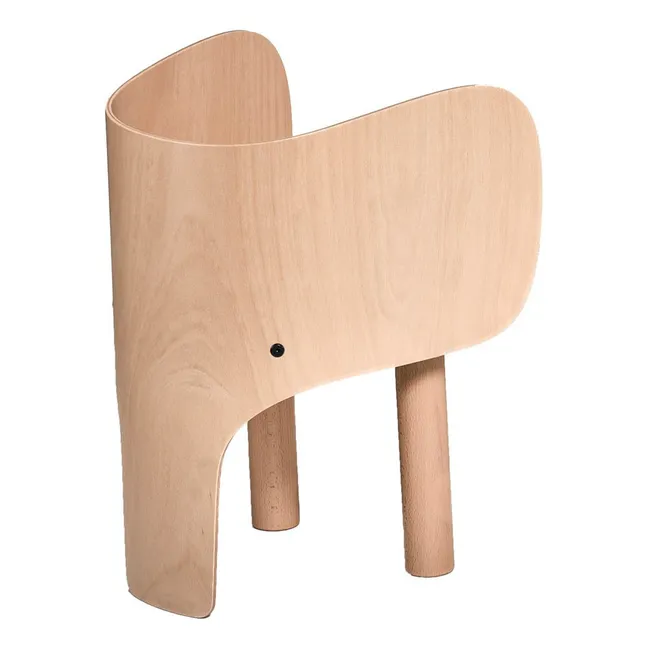 Silla Elefante de madera de haya por Marc Venot