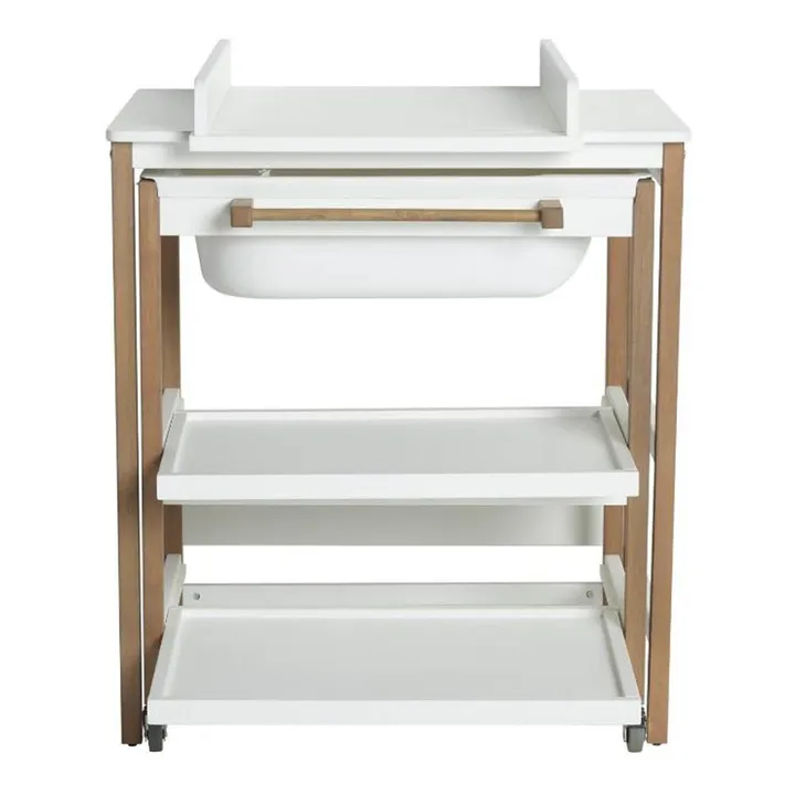 Table à langer avec baignoire Smart | Blanc- Image produit n°0