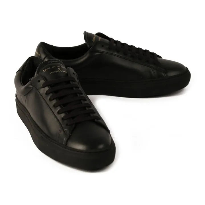 Sneakers aus Leder ZSP4 HGH | Schwarz- Produktbild Nr. 1