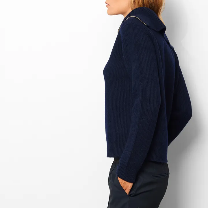 Maglione Collo Imbuto Roisin | Blu marino- Immagine del prodotto n°3