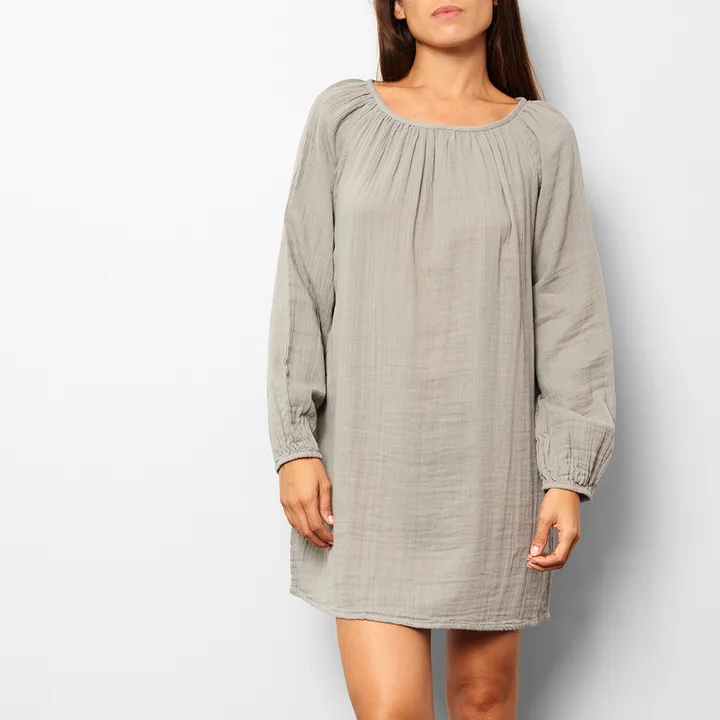 Kurzes Kleid Nina- Damenkollektion  | Stone Grey S045- Produktbild Nr. 1