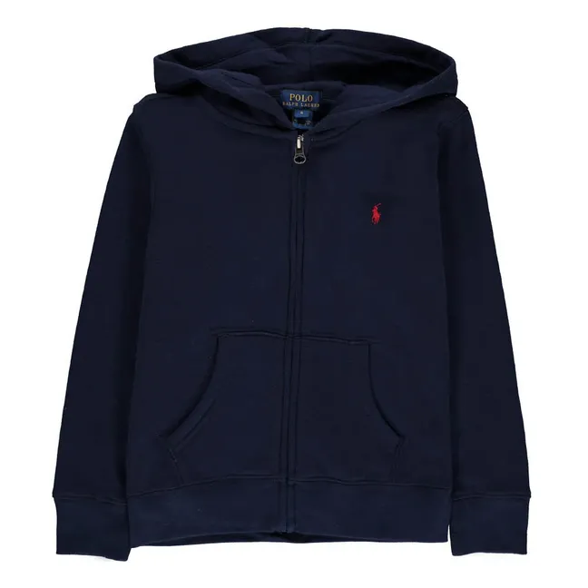 Hoodie Zippé | Bleu marine