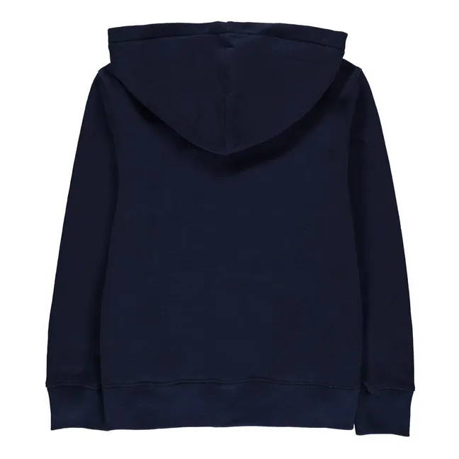 Hoodie Zippé | Bleu marine