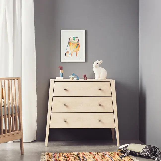 Linea 3 Drawer Dresser | Beech