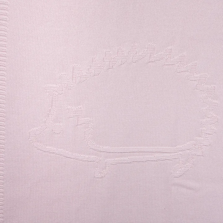 Manta Erizo en lana y acríclico 75x100 cm | Rosa Palo- Imagen del producto n°1