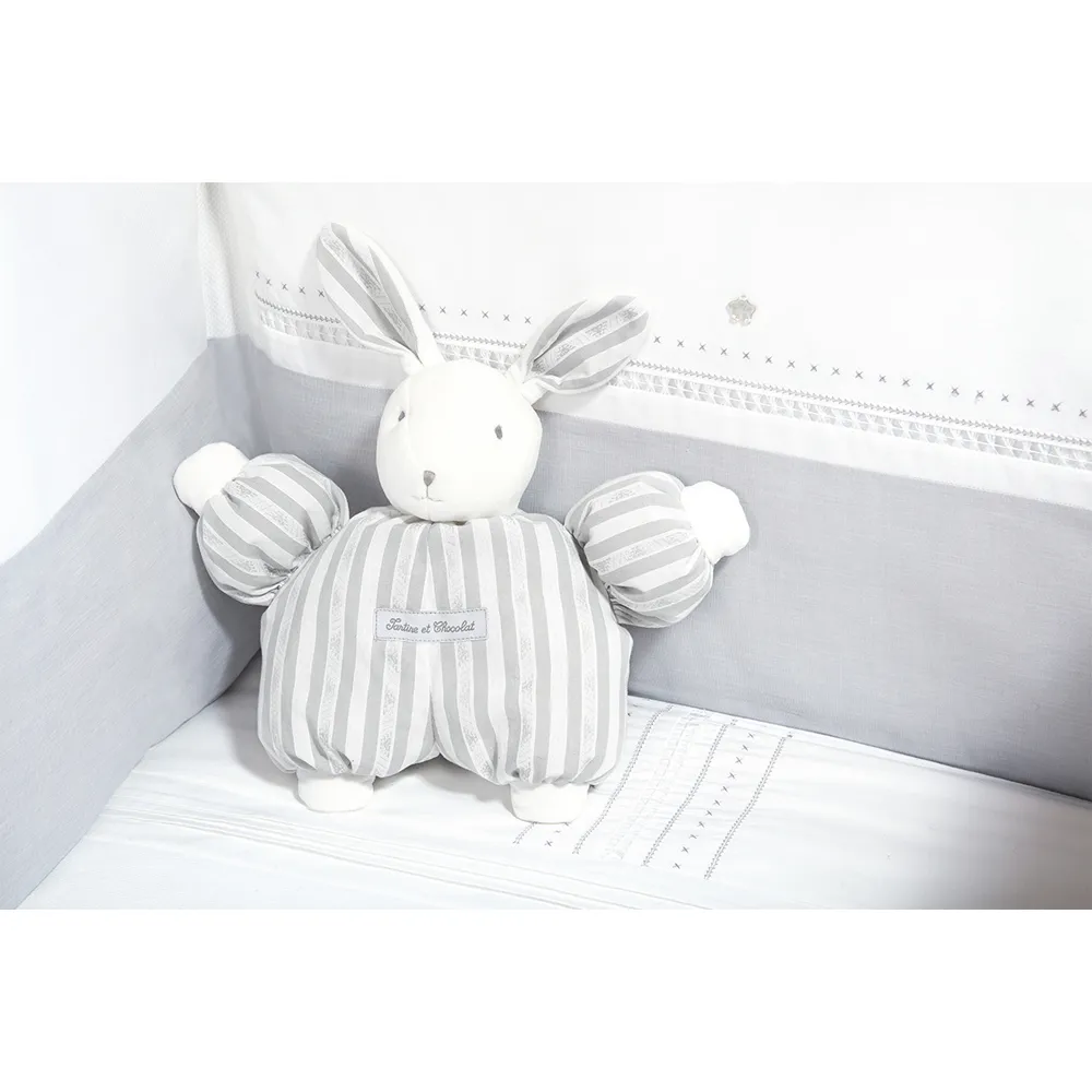 Tartine et Chocolat - Peluche Augustin le lapin 1977 - 25 cm (Tartine et Chocolat) - Image 1