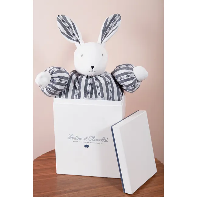 Peluche Augustin il coniglio 1977 - 25 cm | Blu marino