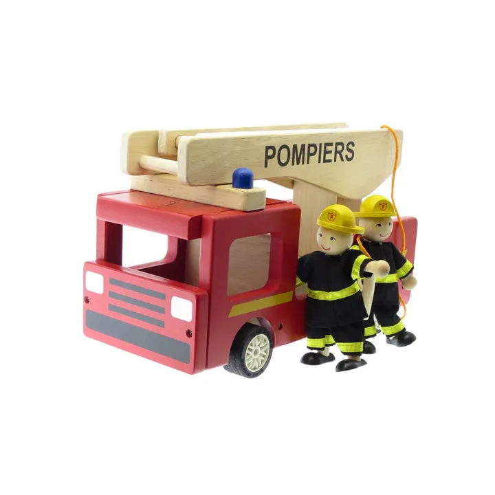 Camion dei pompieri in legno- Immagine del prodotto n°0