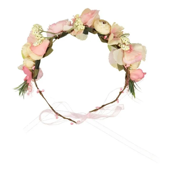 Corona de flores | Rosa- Imagen del producto n°0