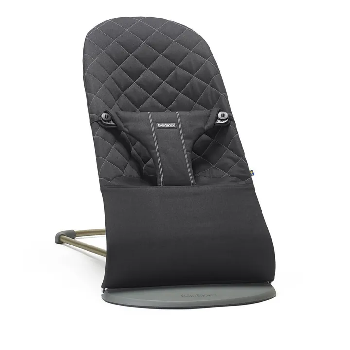 Transat Bliss en coton matelassé | Noir- Image produit n°0