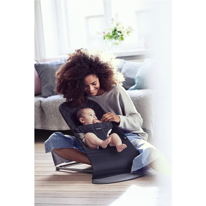 Transat Bliss en coton matelassé | Noir- Image produit n°1