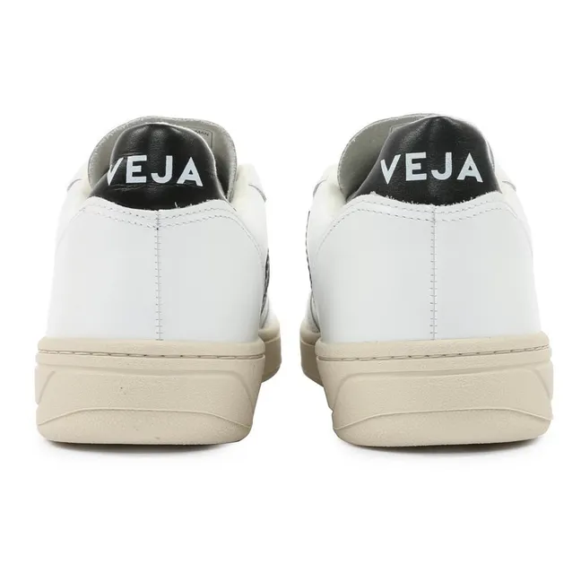 Sneaker Pelle Lacci V-10 | Nero