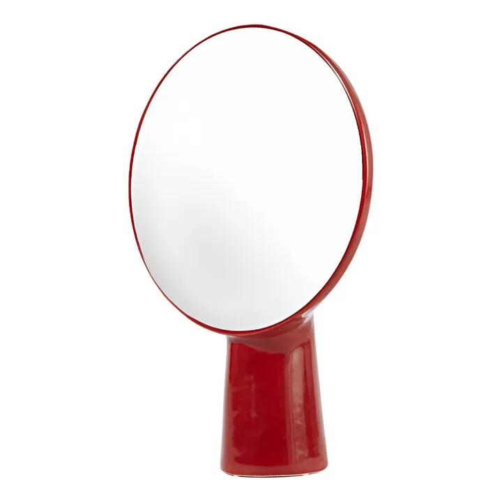 Miroir à poser Cyclope,  Ionna Vautrin | Rouge- Image produit n°0