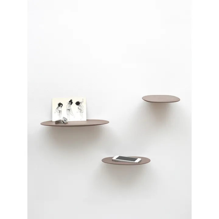 Estantería en cerámica Isola, Studio Brichetziegler  - Set de 3 | Castaño- Imagen del producto n°0