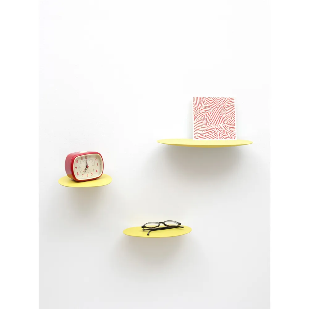 Etagères en céramique Isola, Studio Brichetziegler - Set de 3 | Jaune- Image produit n°1