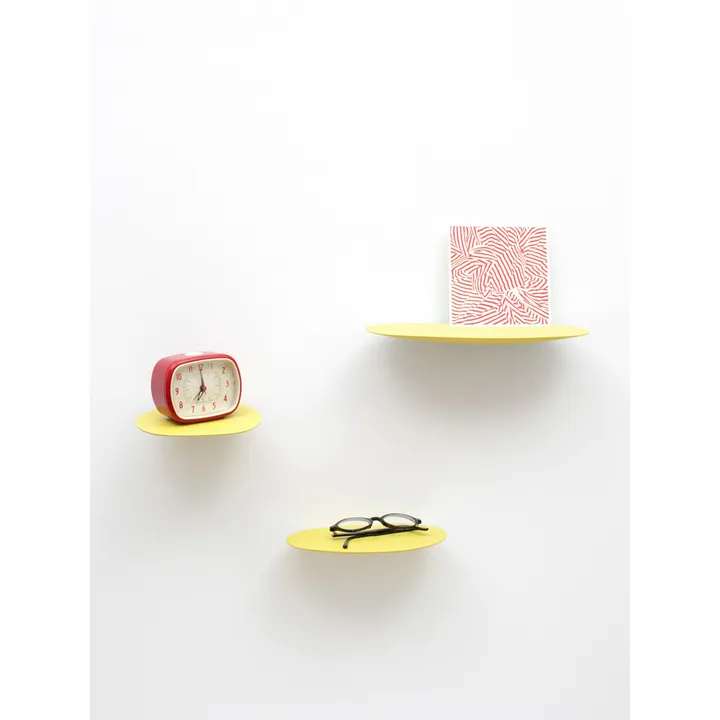 Isola Ceramic Shelf, Studio Brichetziegler - Set of 3 | Yellow- Product image n°1