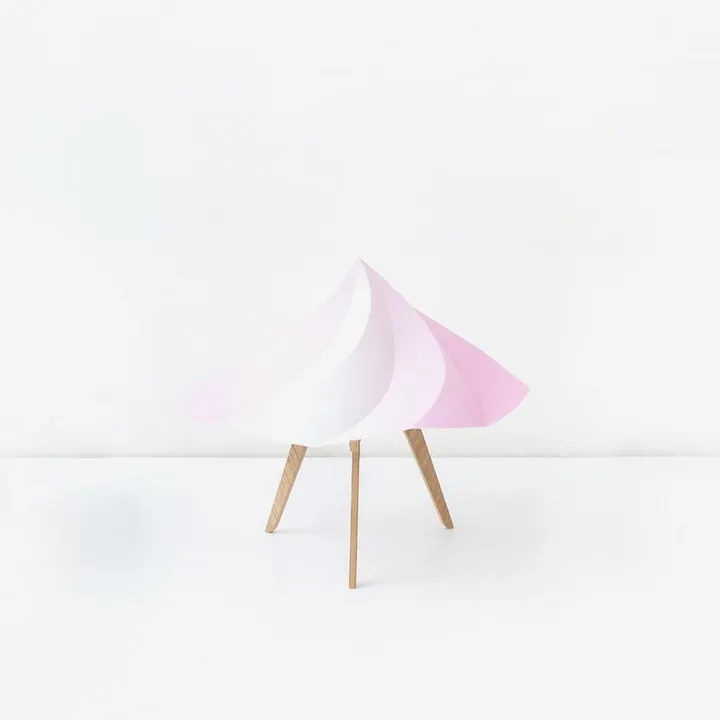 Chantilly Table Lamp, Constance Guisset - Small Model | Pale pink- Product image n°2