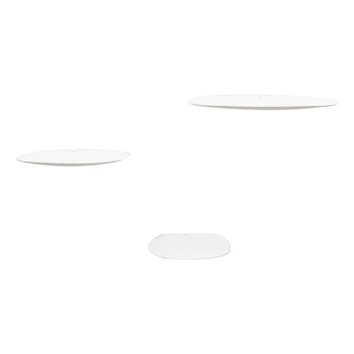 Estantería en cerámica Isola, Studio Brichetziegler  - Set de 3 | Blanco- Imagen del producto n°0