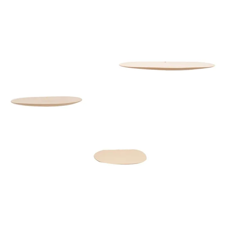 Mensole in ceramica Isola, Studio Brichetziegler - Set da 3 | Beige- Immagine del prodotto n°0