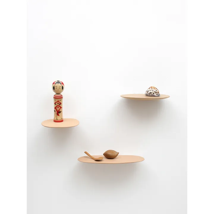 Mensole in ceramica Isola, Studio Brichetziegler - Set da 3 | Beige- Immagine del prodotto n°1