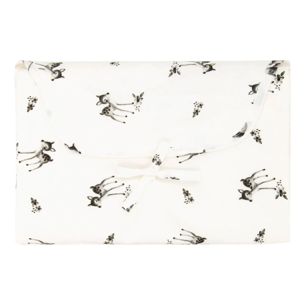 Rose In April Ecru Charly Fawn Travel Changing Mattress