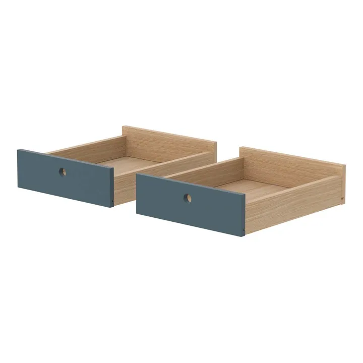 Tiroirs pour bureau Popsicle - Set de 2 | Bleu- Image produit n°0