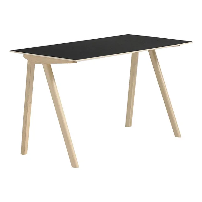 Bureau CPH 90, chêne, revêtement noir, Ronan et Erwann Bouroullec | Noir