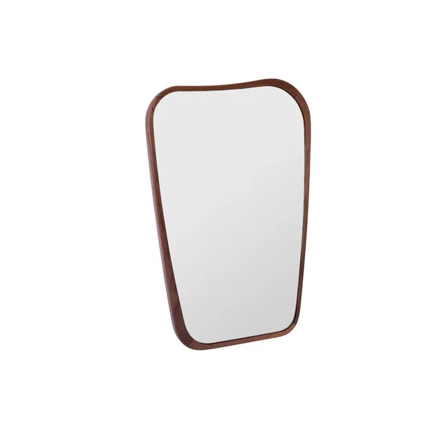 Miroir Organique 63x90 cm | Noyer