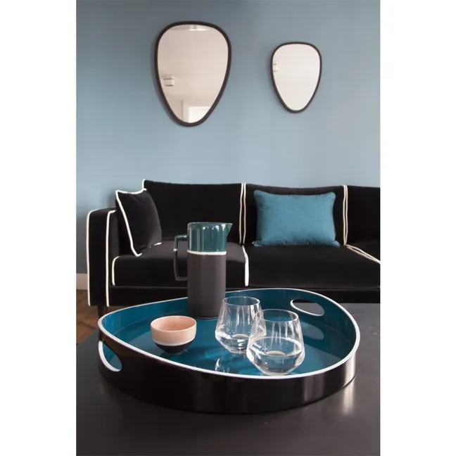 Espejo Ovo | Roble negro