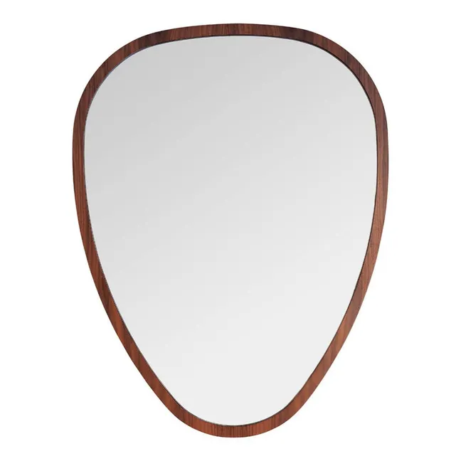 Specchio Ovo | Marrone