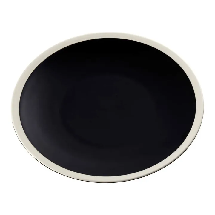Sicilia Serving Plate D26cm | Black Radish- Product image n°0