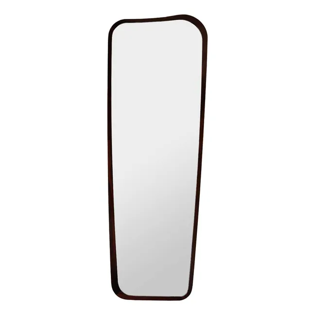 Miroir Organique 140x50 cm | Chêne noir