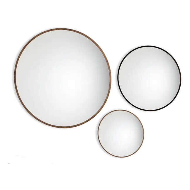 Specchio Bulle | Quercia nera