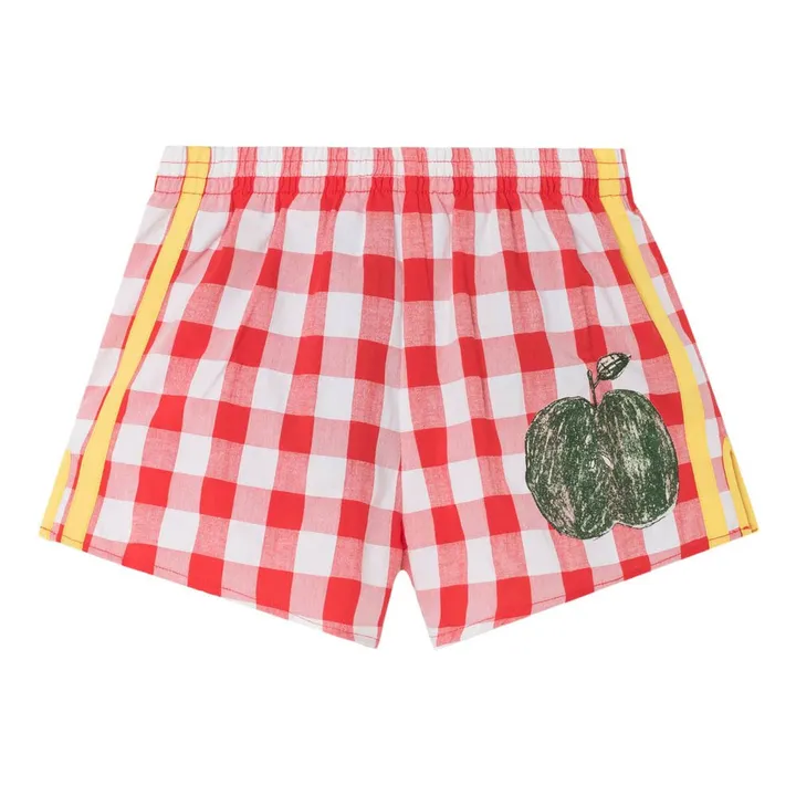 Spider Gingham Shorts with Knickers | Red- Product image n°0
