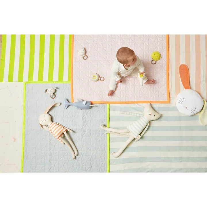 Striped Knit Rabbit Soft Toy- Product image n°7