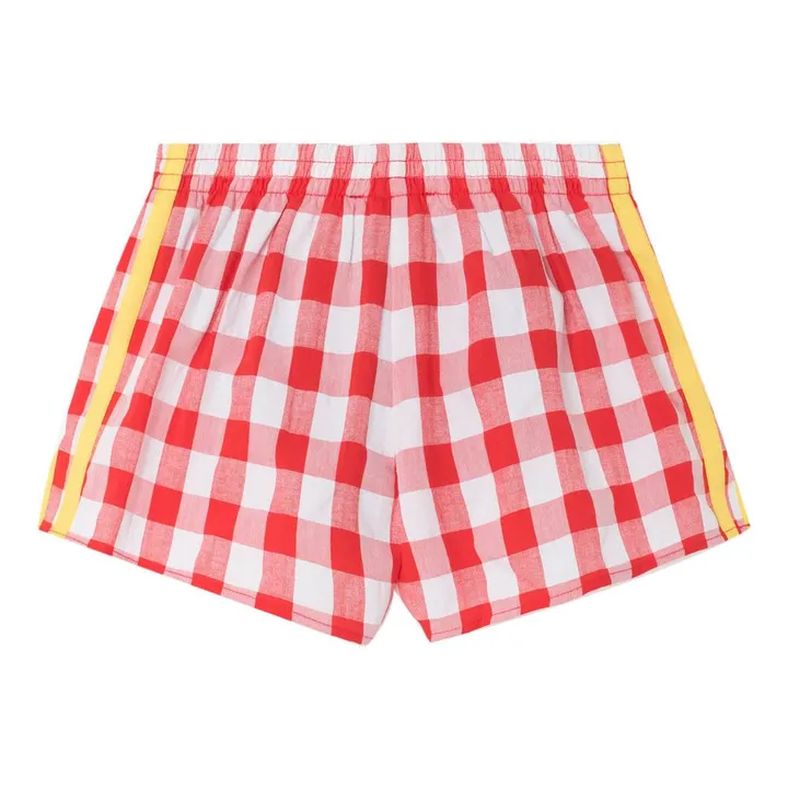Spider Gingham Shorts with Knickers | Red- Product image n°2