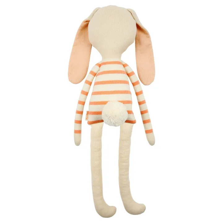 Striped Knit Rabbit Soft Toy- Product image n°4