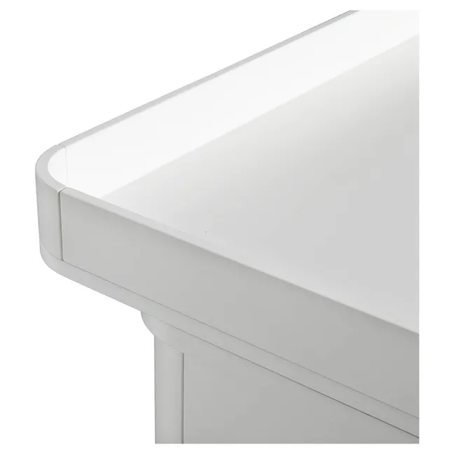 Commode à langer 6 tiroirs chêne, petit plan à langer | Blanc