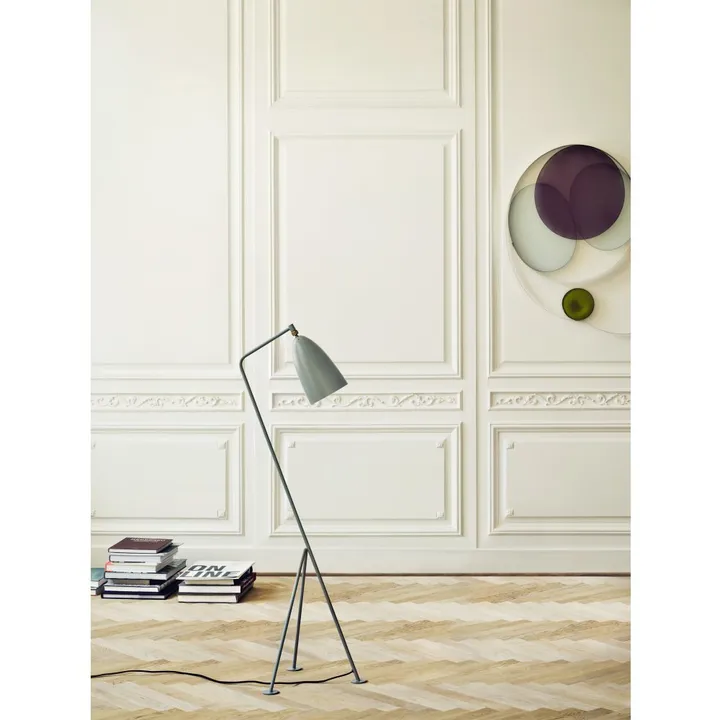 Lampadaire Gräshoppa, Greta M. Grossman 1947 | Bleu gris- Image produit n°1