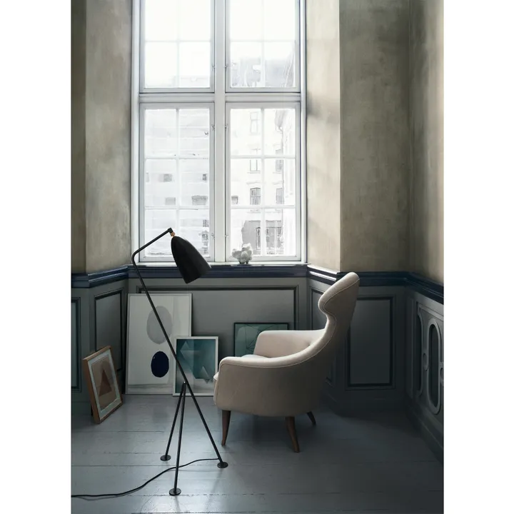 Lampadaire Gräshoppa, Greta M. Grossman 1947 | Gris- Image produit n°3